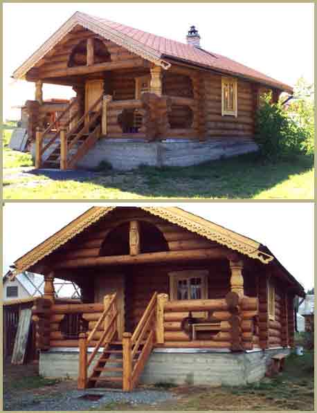 Деревянные дома ручной рубки