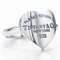 ювелирные изделия под маркой Tiffany серебро 925 пробы