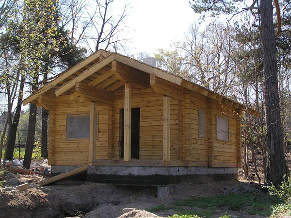 Деревянные дома из массивного сухого профилированного, клеен. бруса