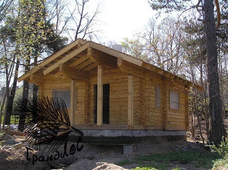 дома из клееного бруса