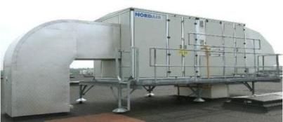 Смесительный газовый воздухонагреватель