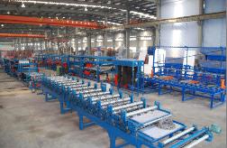 sandwich panel line