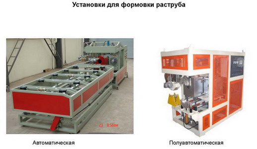 Формовка раструба ПВХ труб