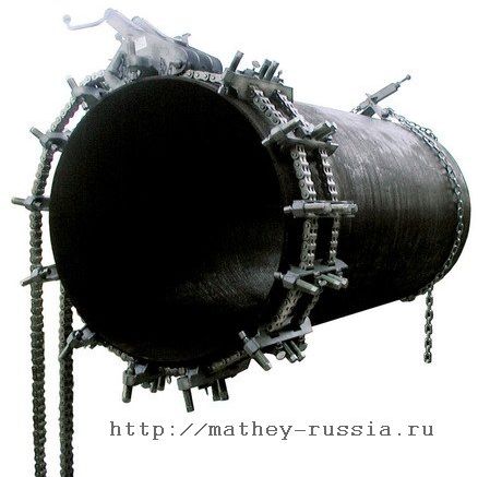 Центратор цепной для сварки труб Double Chain Clamp