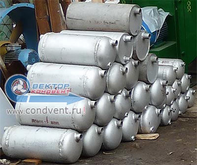 воздухосборники А1И проточные  горизонтальные с эллиптическими днищами