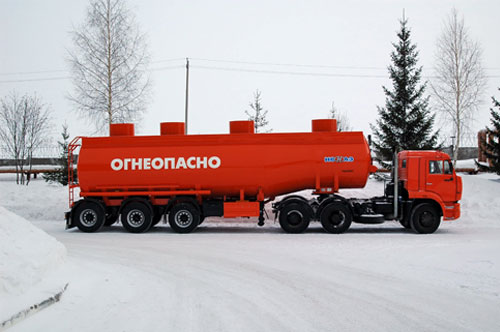 Полуприцеп-цистерна НЕФАЗ-96893-10 для ГСМ 38000л
