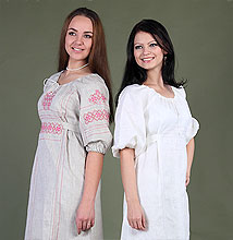 сарафан из льна
