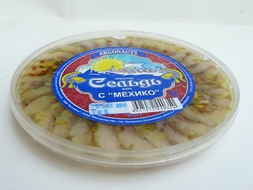 сельдь, килька, лосось; рыбы в вакуумной упаковке