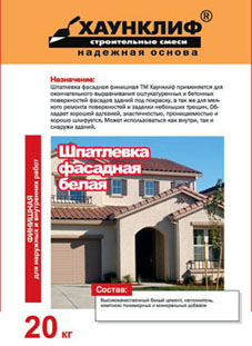 Шпатлевка финишная фасадная