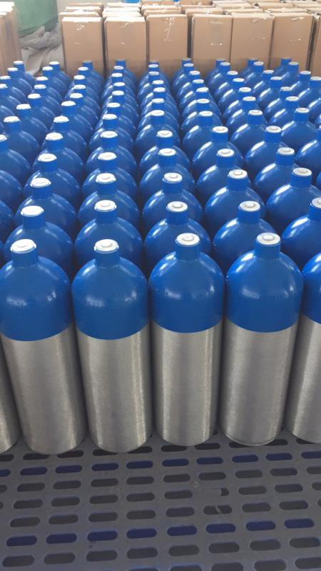 Бесшовный алюминиевый газовый баллон