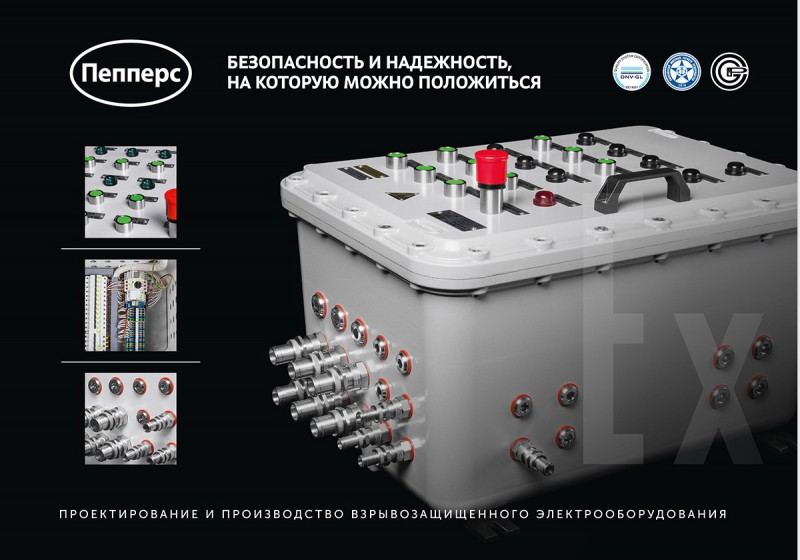 Взрывозащищенные Ex d шкафы по схеме заказчика Ex d IIB+Н2