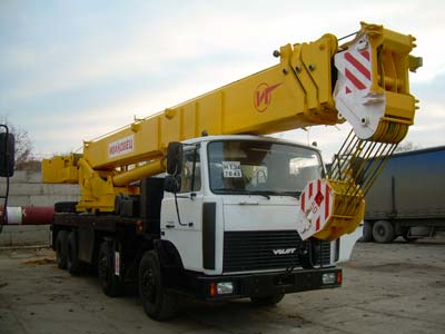 ивановец кс 6476, автокран 50 тонн