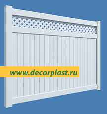 Продаем заборы из ПВХ профиля пластиковые ограждения