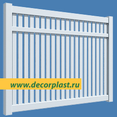 Продаем заборы из ПВХ пластиковые ограждения