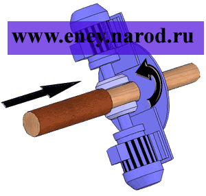 Cтанок для переработки тонкомера на колья.